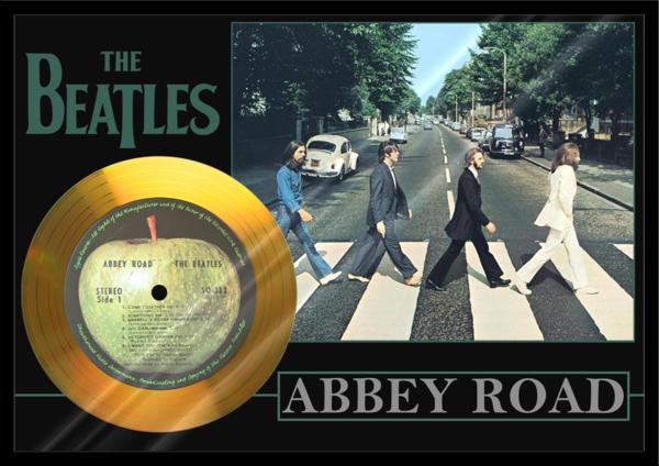 The Beatles - Abbey Road gold album　24金ゴールドレコード　証明書付き - I LOVE CELEB