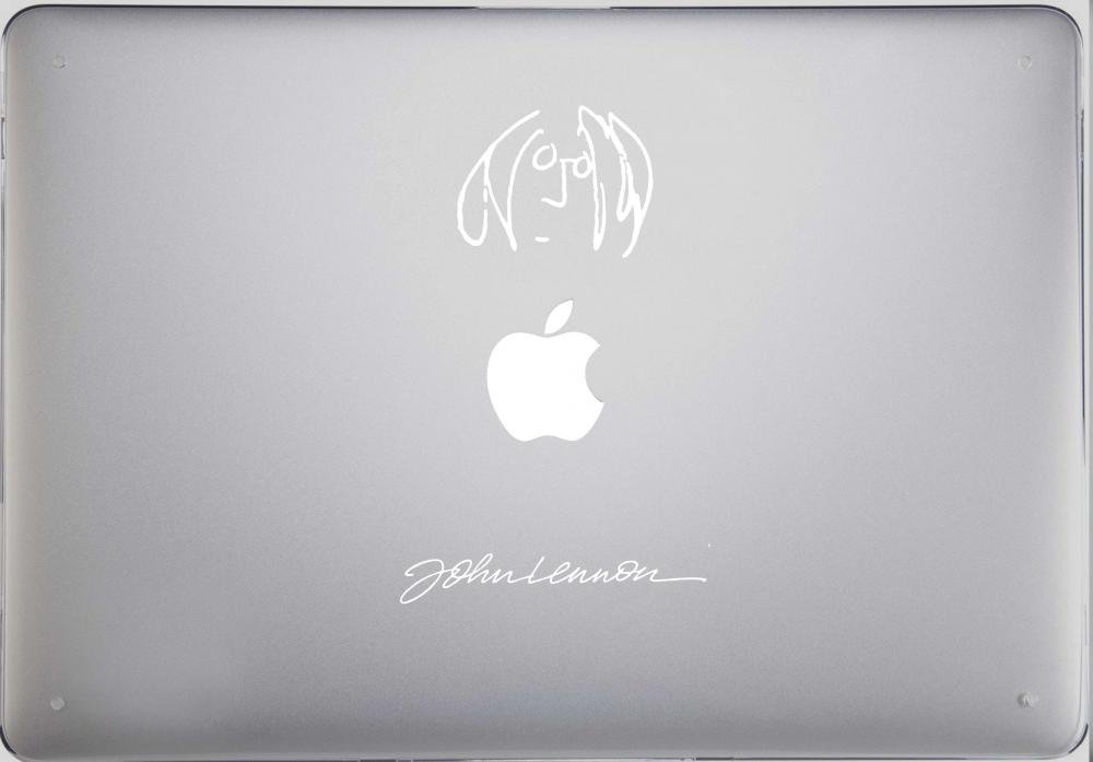 人気!Apple MacBook マックブック ステッカー【ジョン・レノン】 - I LOVE CELEB