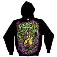 THE DEVIL WEARS PRADA / hands & snake zip up (size YL) - Music