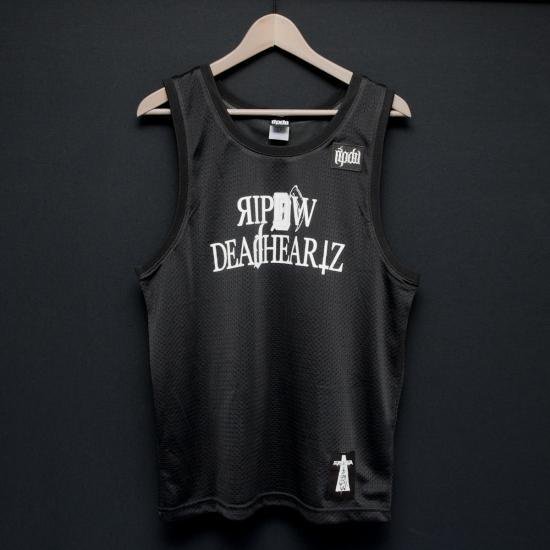 DEADHEARTZ / RIPDWコラボMESH TANK BLACK - Music Revolution