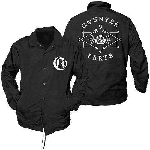 COUNTERPARTS / logo Windbreaker - Music Revolution 礎