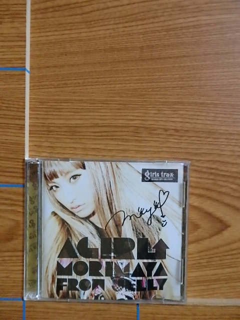 サイン入り CD+DVD 森摩耶 A girl↑ Mori Maya from JELLY／V5T