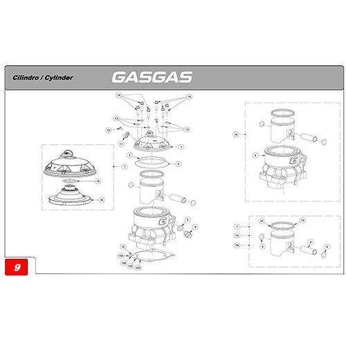 GASGAS純正パーツ] PISTON 280 TXT 2000 ピストンKIT [Parts No] MT280016020 - MITANI  motorsports SUZUKA オンラインショップ