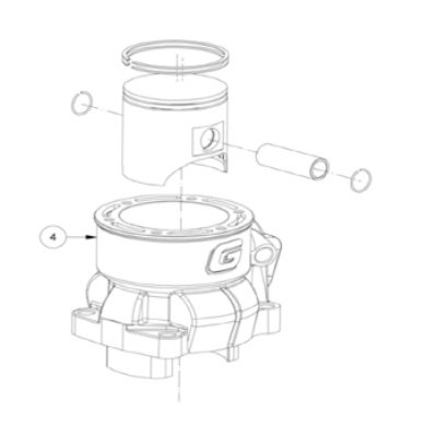 GASGAS純正パーツ] CYLINDER TXT 280 2000 シリンダー＋ピストンKIT [Parts No] MT280016022 -  MITANI motorsports SUZUKA オンラインショップ