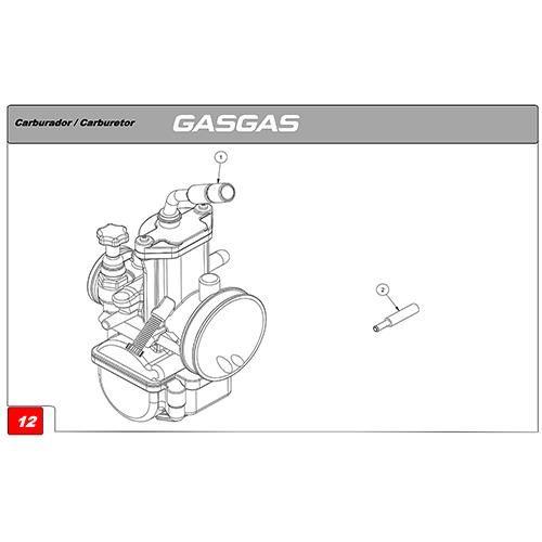 GASGAS純正パーツ] KEIHIN CARBURETOR PWK28 ケイヒンキャブレター PWK28 [Parts No]  MT280390000RA - MITANI motorsports SUZUKA オンラインショップ