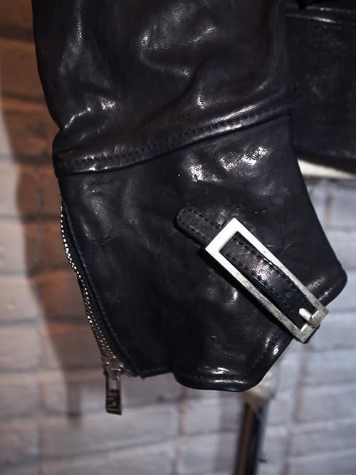 incarnation/インカネーション】HORSE LEATHER H/N BIAS ZIP/F BLOUSON