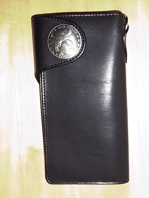 30%OFF【roar/ロアー】TOCHIGI LEATHER CONCHO WALLET (BLACK