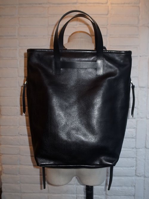 rewords/rewordsdesign】Leather 2Way Backpack TR1 (BLACK) - Karaln