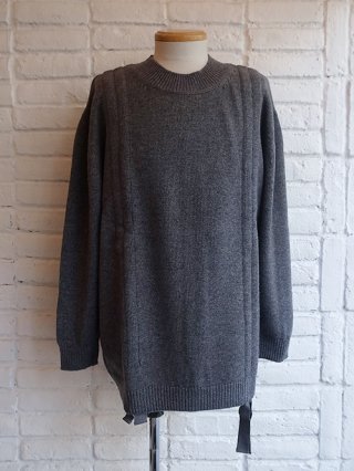 DIET BUTCHER SLIM SKIN/åȥ֥å㡼ॹGathering pullover knit (HEATHER GRAY)