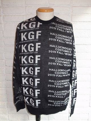 <font color=red>50%OFF</font>【yoshiokubo/ヨシオクボ】TECHNO SWEATER (BLACK)