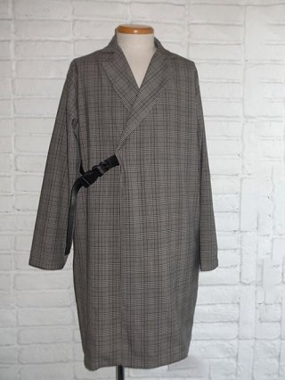 <font color=red>40%OFF</font>SUPERTHANKS/ѡ󥯥SWITCHING TAIL COAT (BROWN CHECK)
