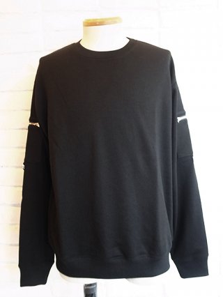 <font color=red>30%OFF</font>【roarguns/ロアーガンズ】STRETCH FLEECY KNITTING PULLOVER (BLACK)