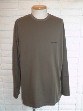 <font color=red>40%OFF</font>【GalaabenD/ガラアーベント】シルケット天竺 L/S Tシャツ (KHAKI)