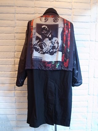 【DIET BUTCHER SLIM SKIN×Kosuke Kawamura】reversible coat (BLACK)