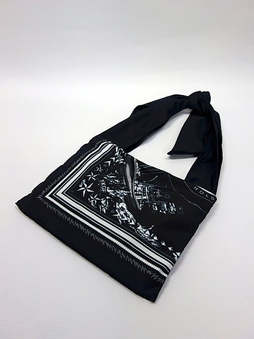 yoshiokubo/ヨシオクボ】SHIP SCARF BAG (BLACK) - Karaln (カーラル