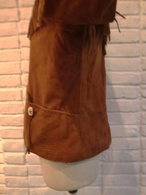 Iroquois/イロコイ】SHEEP SUEDE FRINGE JACKET (BRN) - Karaln Iroquois/イロコイ】SHEEP SUEDE FRINGE JACKET (BRN) - Karaln