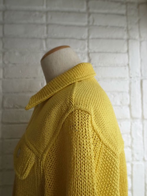 COOHEM/コーヘン】SPORT KNIT BLOUSON (YELLOW) - Karaln (カーラル