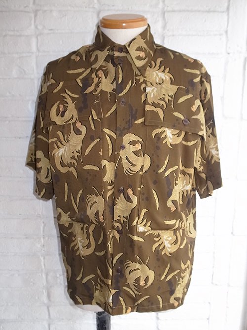 30%OFF【yoshiokubo/ヨシオクボ】PHOENIX S/S SHIRTS (BROWN) - Karaln