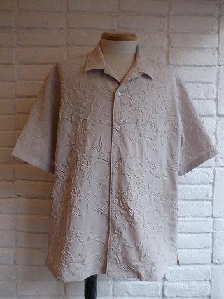 【amok/アモク】TIGER SHRINK S/S SHIRTS (WHITE)