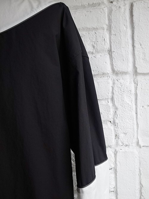 yoshiokubo/ヨシオクボ】CURVED SHIRT (BLACK) - Karaln (カーラル