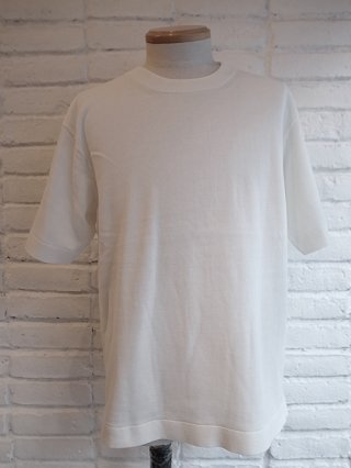 【JIGNOTE/ジグノート】EVERYDAY KNIT S/S TEE (WHITE)