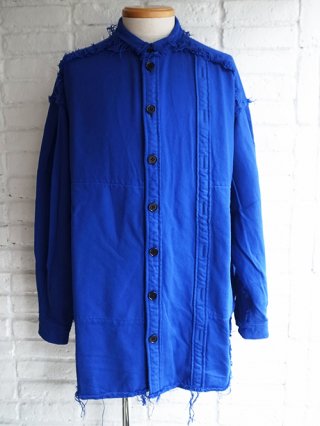 【71MICHAEL/ミシェル】COTTON COVER-ALL JACKET (Cobalt blue×Yellow)
