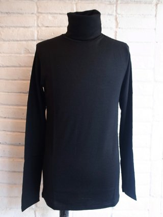 【GalaabenD/ガラアーベント】Washable Wool Turtleneck Pullover (BLACK)