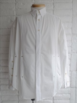 【DIET BUTCHER/ダイエットブッチャー】Over sized shirt	(WHITE)