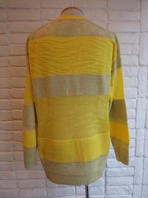 DIET BUTCHER/ダイエットブッチャー】Tiger pattern border knit
