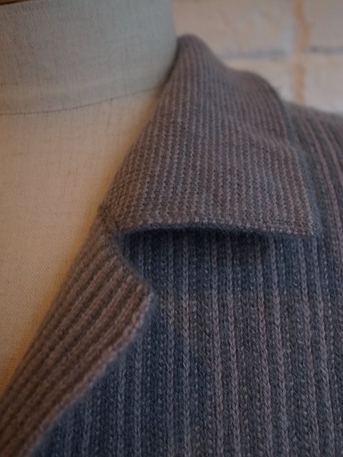 COOHEM/コーヘン】CASHMERE STRIPE SHIRT (GRAY) - Karaln (カーラル