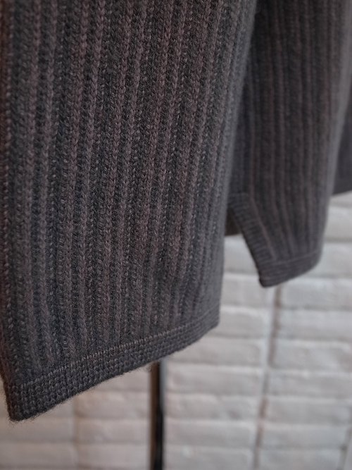 COOHEM/コーヘン】CASHMERE STRIPE SHIRT (GRAY) - Karaln (カーラル