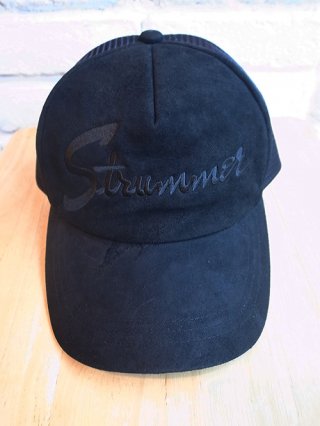 【STRUM/ストラム】Strummer Leather Cap (BLACK)