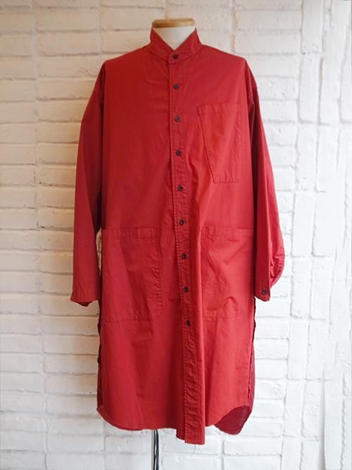 nude:masahiko maruyama / nude:mm】OVERSIZED LONG SHIRT w/#0