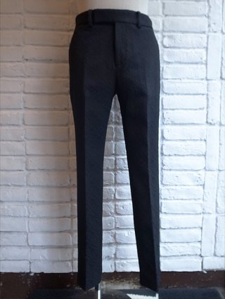 【GalaabenD/ガラアーベント】Ornament Jacquard Pants (BLACK)