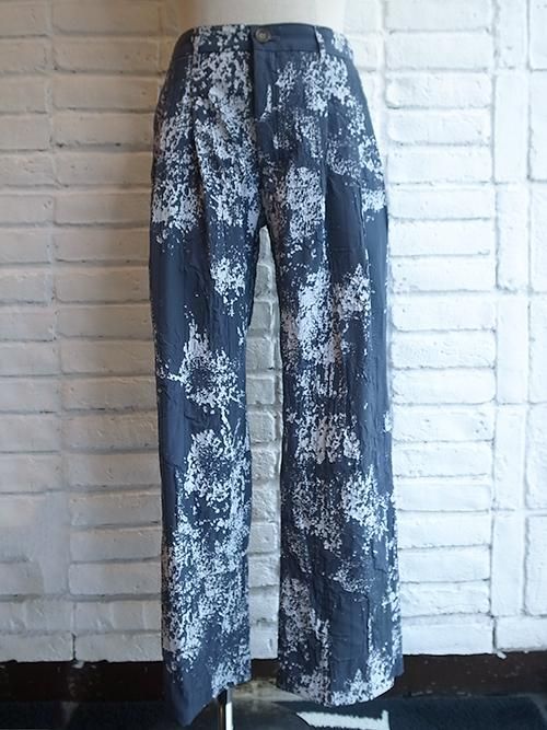 Amok ペイントデザイン ワイドパンツ Amok ペイントデザイン ワイドパンツ