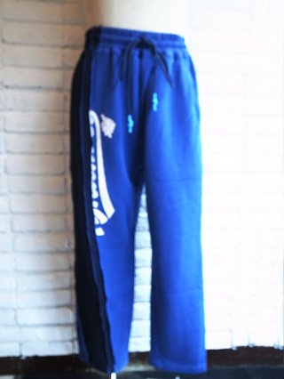 【71MICAEL/ミシェル】SWITCHING SWEAT PANTS (BLUE)