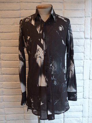 【kiryuyrik/キリュウキリュウ】BANDANA PRINT Shirt (BLACK)