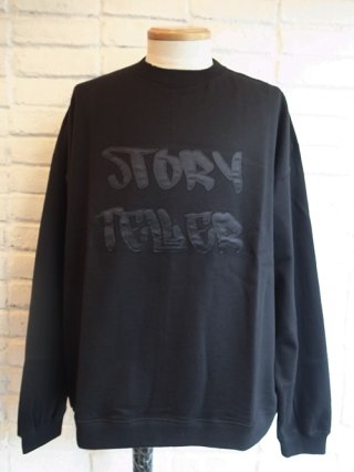 【71MICHAEL/ミシェル】STORY TELLER STITCHED PULLOVER (BLACK)