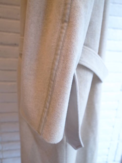 Iroquois/イロコイ】TOP MOSSER OVER COAT (IVORY) - Karaln (カーラル