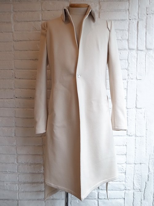 kiryuyrik/キリュウキリュウ】Knit Melton Stand Collar Flare Jacket