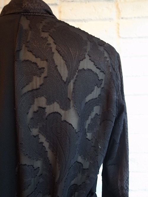 kiryuyrik/キリュウキリュウ】Crazy Pattern Stoal Shirts (BLACK) - Karaln  (カーラル)：incarnation・nude:masahikomaruyama・kiryuyrik ・yoshiokubo・amokなど公式取扱店・通販サイト