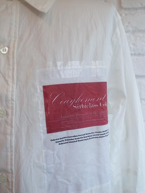 【久田】Nude distortion3 PR-y nude:mm/DISTORTION3】SHIRT WITH MULTI PATCHES 