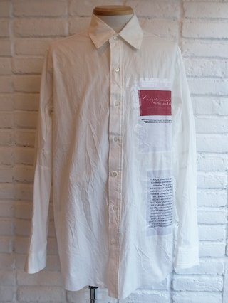 【nude:mm/DISTORTION3】SHIRT WITH MULTI PATCHES 