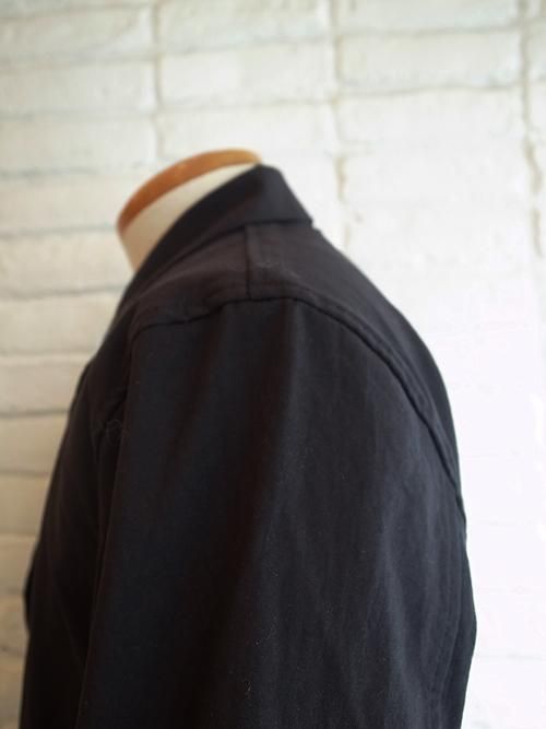 STRUM/ストラム】Taslan Finished Nylon Ox Long Jacket (BLACK
