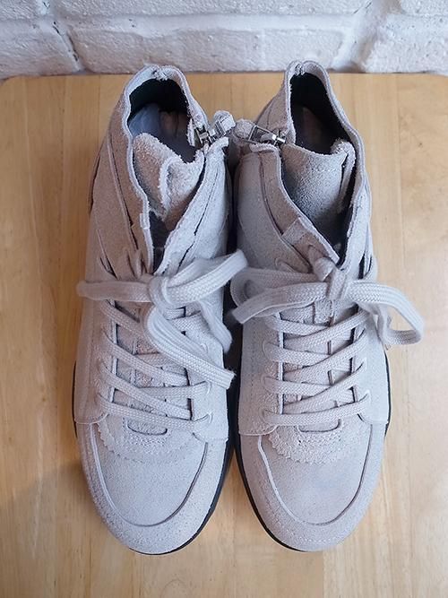 DIET BUTCHER/ダイエットブッチャー】LEATHER SNEAKER “ poetry