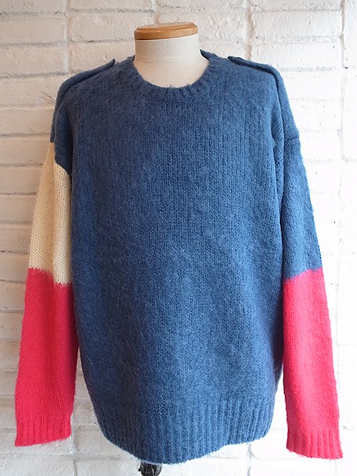 amok/アモク】MOHAIR KNIT(without PARACHUTE) (BLUE) - Karaln