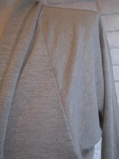 nude:masahiko maruyama】 2 COLORS SET LINEN LAYERED CARDIGAN