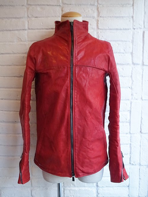 incarnation/インカネーション】HORSE LEATHER TRACK JACKET LINED DS-3 (51N-OC/DIRTY  RED) - Karaln (カーラル)：incarnation ・nude:masahikomaruyama・kiryuyrik・yoshiokubo・amokなど公式取扱店・通販サイト