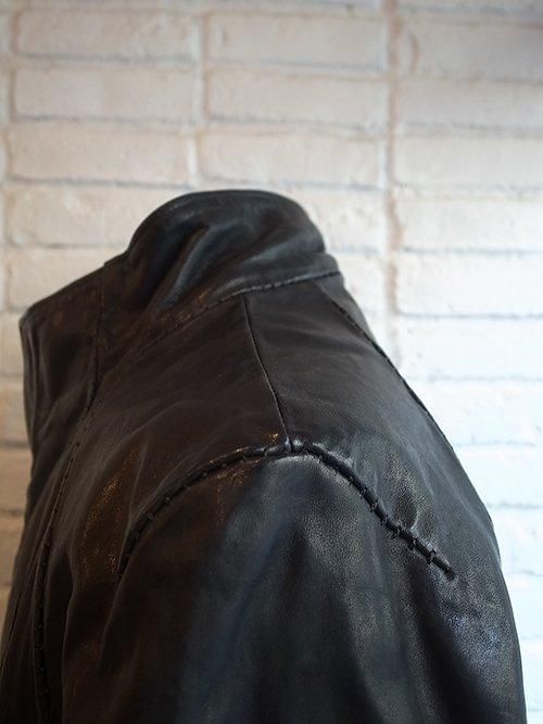 incarnation/インカネーション】 HORSE LEATHER HIGH NECK ZIP BLOUSON