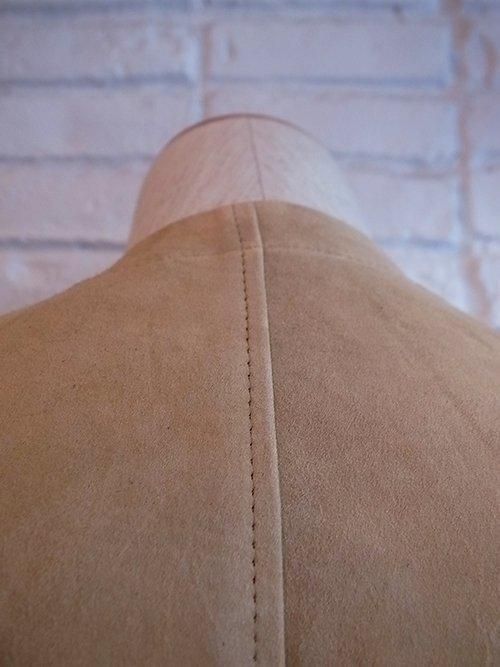 ストラムSTRUMカーディガンS STRUM/ストラム】Calf Suede Long Cardigan (BEIGE) - Karaln